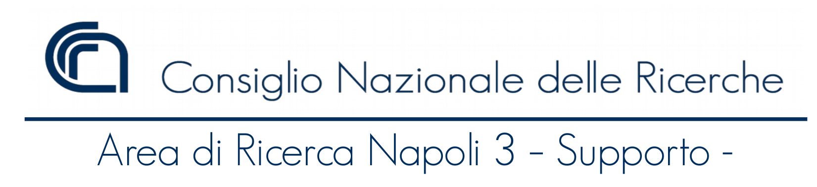 CNR - Area di Ricerca Napoli 3 - Supporto